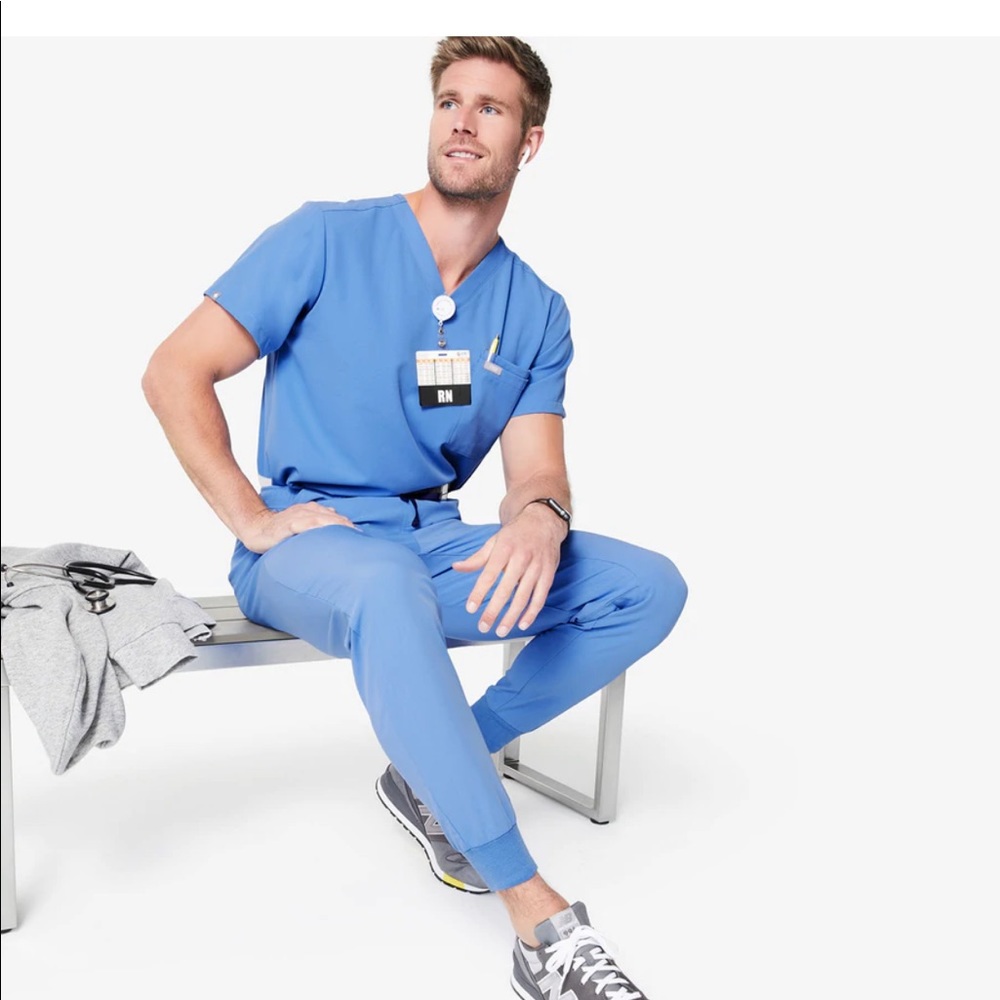 FIGS Men’ Jogger Pants Tansen CEIL BLUE